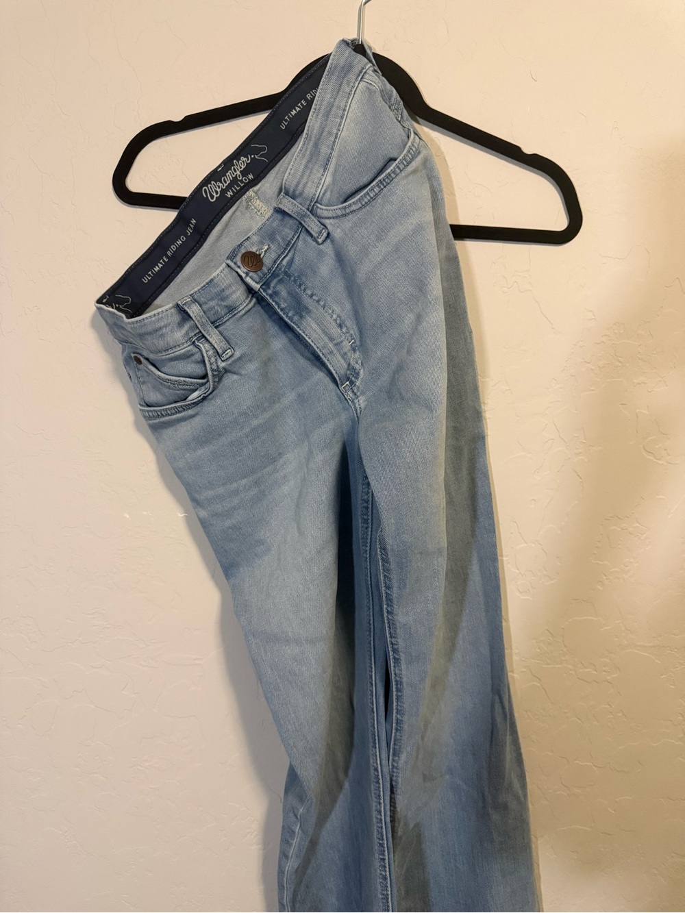 Wrangler Light Blue Boot Cut Jeans for Women